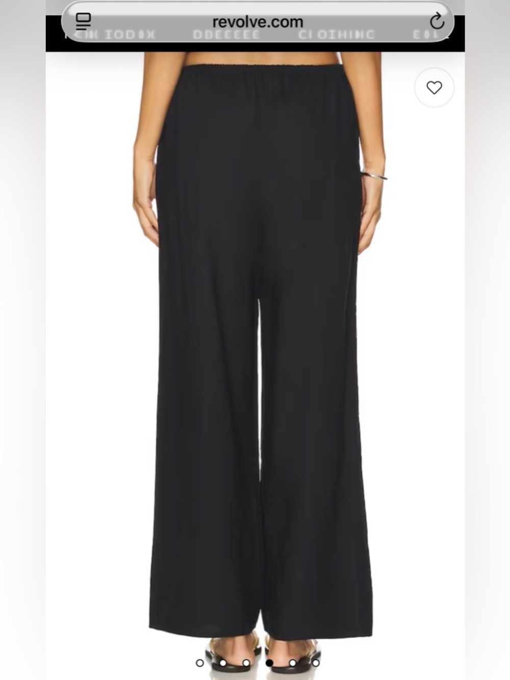 Onia Wide-Leg Pants in Off-White/Cream - Picture 3 of 5